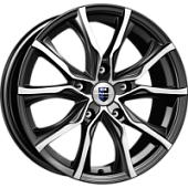 K&K Твист 7.5x17 5*110 ET39 DIA65.1 Алмаз черный Литой
