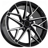 FF SH7143 8.5x18 5*114.3 ET42 DIA73.1 Black Machined Face Литой