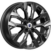 K&K Морейн 6.5x17 5*105 ET38 DIA56.6 Алмаз черный Литой