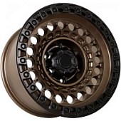 FF JT220 8.5x16 6*139.7 ET-12 DIA110.1 Matt Bronze with Matt Black Lip Литой