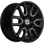 Carwel Барал 7.5x17 6*139.7 ET25 DIA106.1 BL Литой