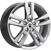 K&K Rassvet 6.5x16 5*105 ET38 DIA56.6 Дарк платинум Литой