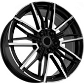 FF FBX358 8x19 5*120 ET30 DIA72.6 Black Machined Face Литой
