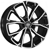 Khomen KHW 1907 7.5x19 5*110 ET45 DIA67.1 Black-FP Литой
