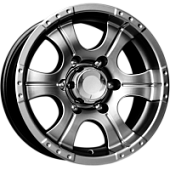 K&K Байконур 8x16 6*139.7 ET0 DIA108.6 Дарк платинум Литой