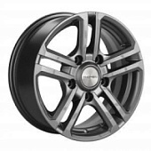Khomen KHW 1602 6.5x16 5*139.7 ET35 DIA98.5 Black Литой