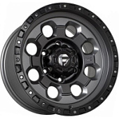 FF Q820 8x15 6*139.7 ET0 DIA110.1 Matt Gunmetal with Matt Black Литой