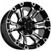 FF JT133 8x16 6*139.7 ET0 DIA110.1 Black Machined Face Литой