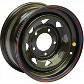 Off Road Wheels Toyota 8x16 5*150 ET0 DIA110.1 Black Штампованный