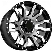Sakura Wheels 9059 9x18 5*150 ET25 DIA110.5 B1-W-R Литой