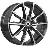 K&K Меренге 7.5x17 5*110 ET38 DIA67.1 Алмаз черный Литой