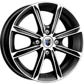 K&K Флэш 5x14 4*98 ET35 DIA58.6 Алмаз черный Литой