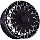 FF KF54 7x17 4*98 ET28 DIA73.1 Black Polish Литой