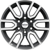Carwel Барал 7.5x17 6*139.7 ET25 DIA106.1 BL Литой