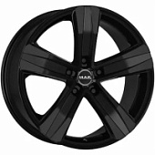 MAK Stone 5 3 6.5x15 5*160 ET52 DIA65.1 Gloss Black Литой