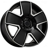 Kipardo KF61 7.5x17 4*100 ET40 DIA73.1 Gloss Black Machined Face Литой