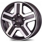 Proma Bus 6.5x16 5*118 ET68 DIA71.1 Алмаз матовый Литой
