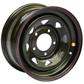 Off Road Wheels Nissan/Toyota 7x16 6*139.7 ET30 DIA110.1 Black Штампованный