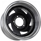 Grizzly SW02 8x16 5*139.7 ET-25 DIA110.1 Black Inner + Chrome Outer Rim Литой